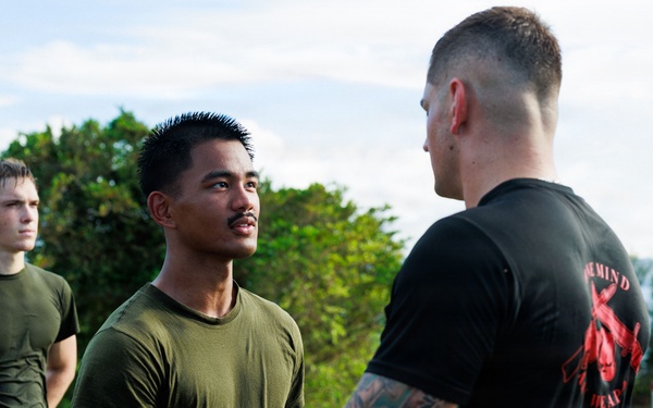 U.S. Marines participate in Martial Arts Instructor Course 91-26