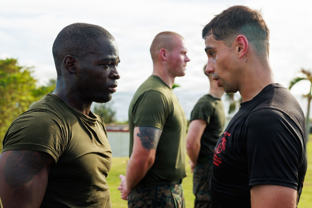 U.S. Marines participate in Martial Arts Instructor Course 91-26