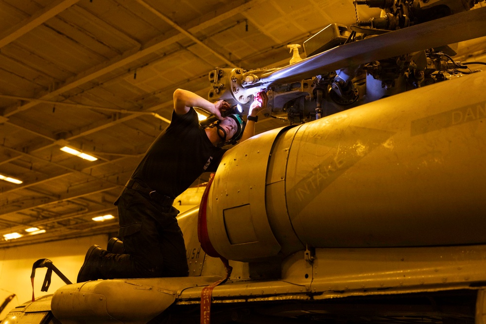 USS George H.W. Bush Conducts Daily Operations