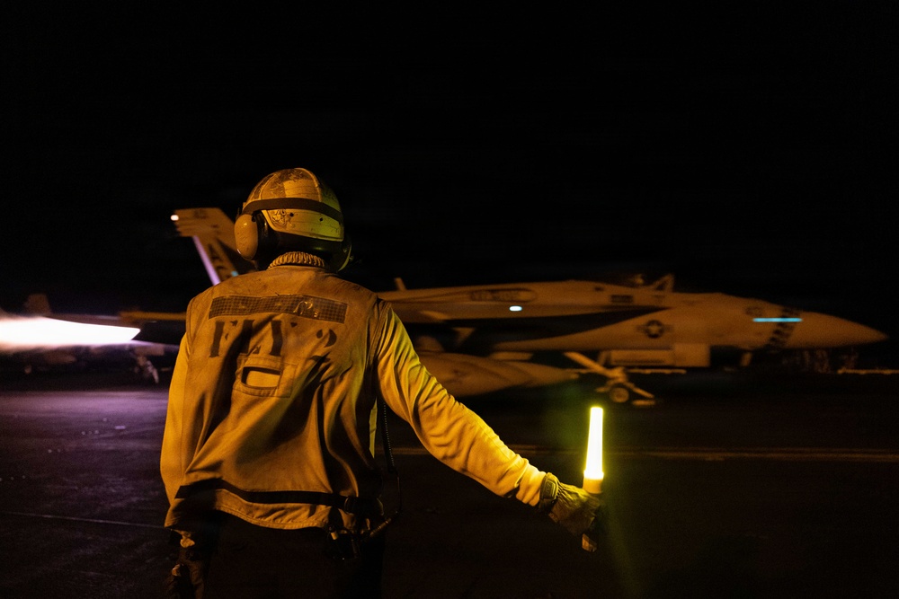 USS George H.W. Bush Conducts Daily Operations