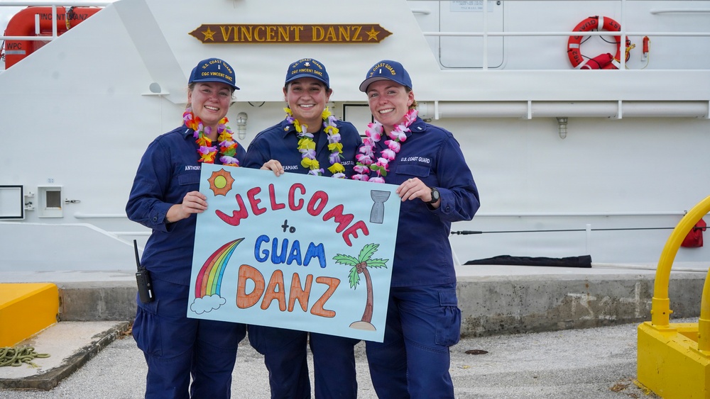 USCGC Vincent Danz Arrives in Homeport of Guam