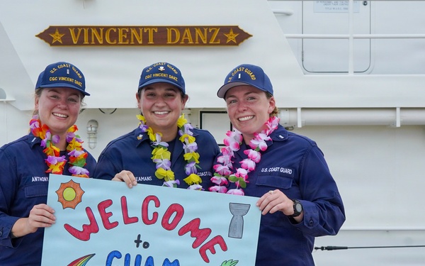 USCGC Vincent Danz Arrives in Homeport of Guam