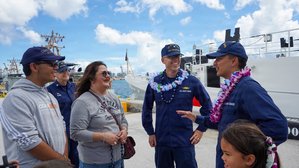 USCGC Vincent Danz Arrives in Homeport of Guam