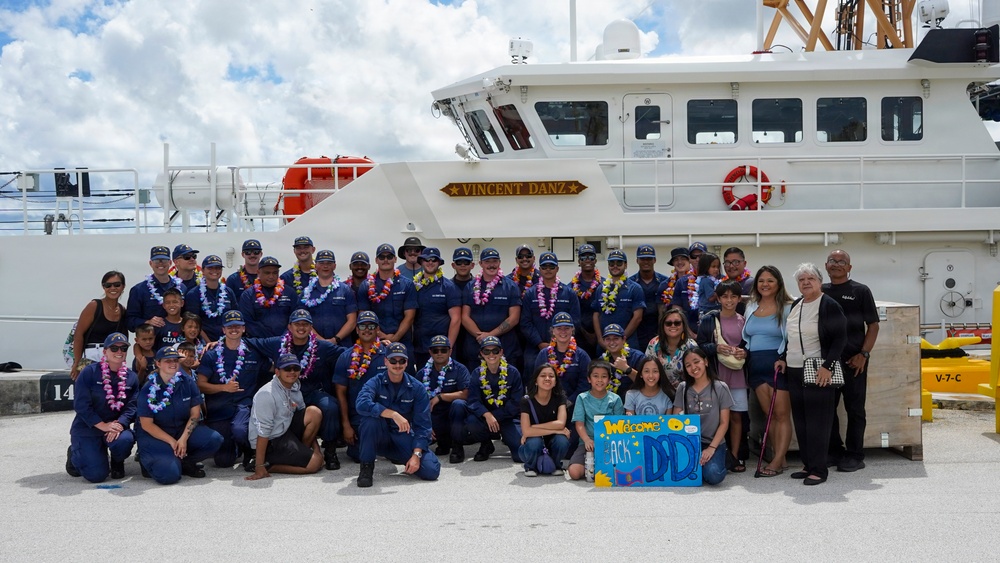USCGC Vincent Danz Arrives in Homeport of Guam