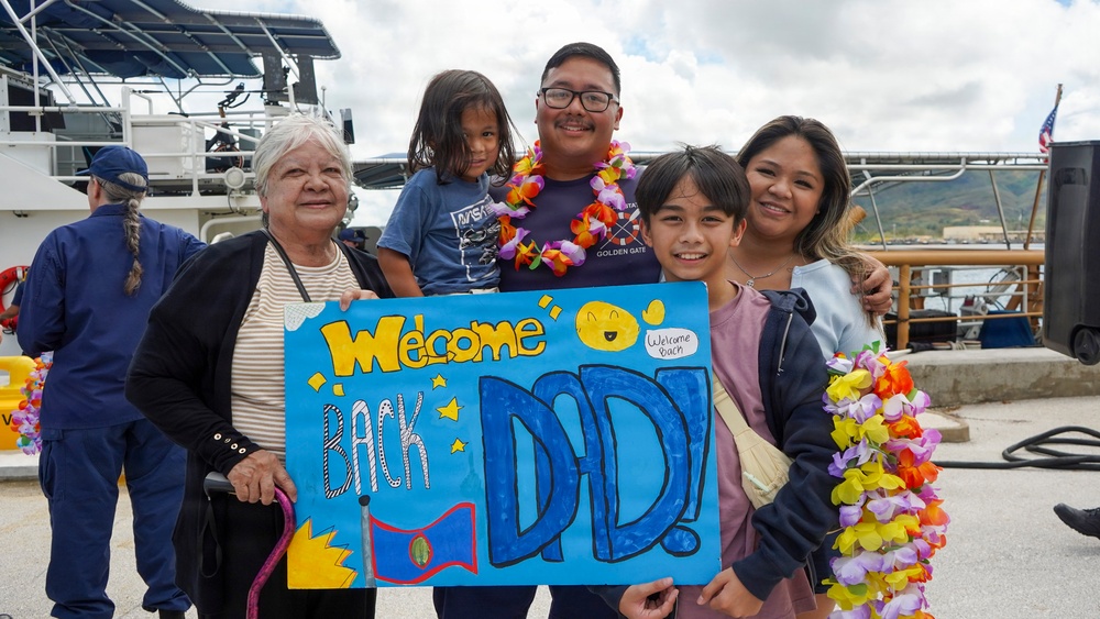 USCGC Vincent Danz Arrives in Homeport of Guam