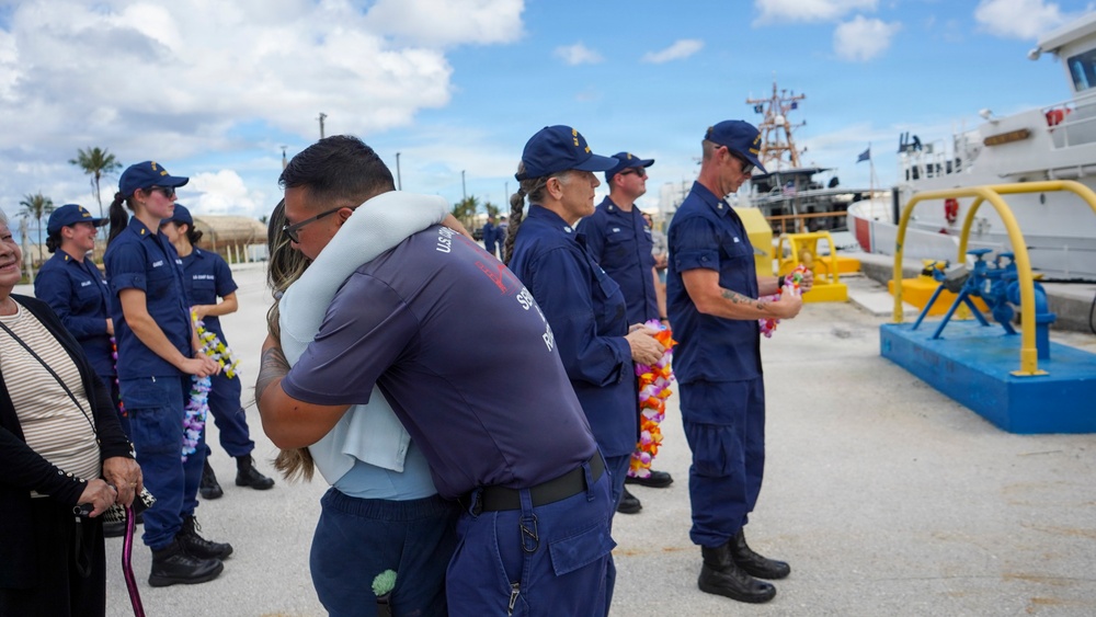 USCGC Vincent Danz Arrives in Homeport of Guam