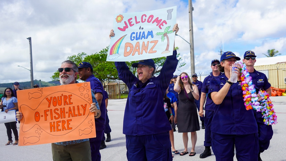USCGC Vincent Danz Arrives in Homeport of Guam