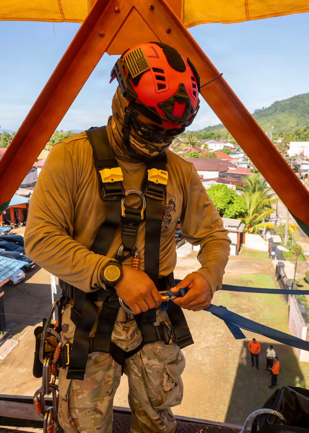 Pacific Partnership 2026 conducts a Vertical Rescue Exercise in Sibolga, Indonesia