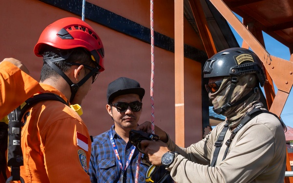 Pacific Partnership 2026 conducts a Vertical Rescue Exercise in Sibolga, Indonesia