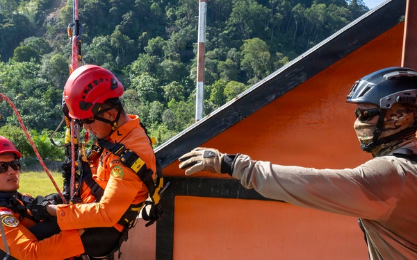Pacific Partnership 2026 conducts a Vertical Rescue Exercise in Sibolga, Indonesia