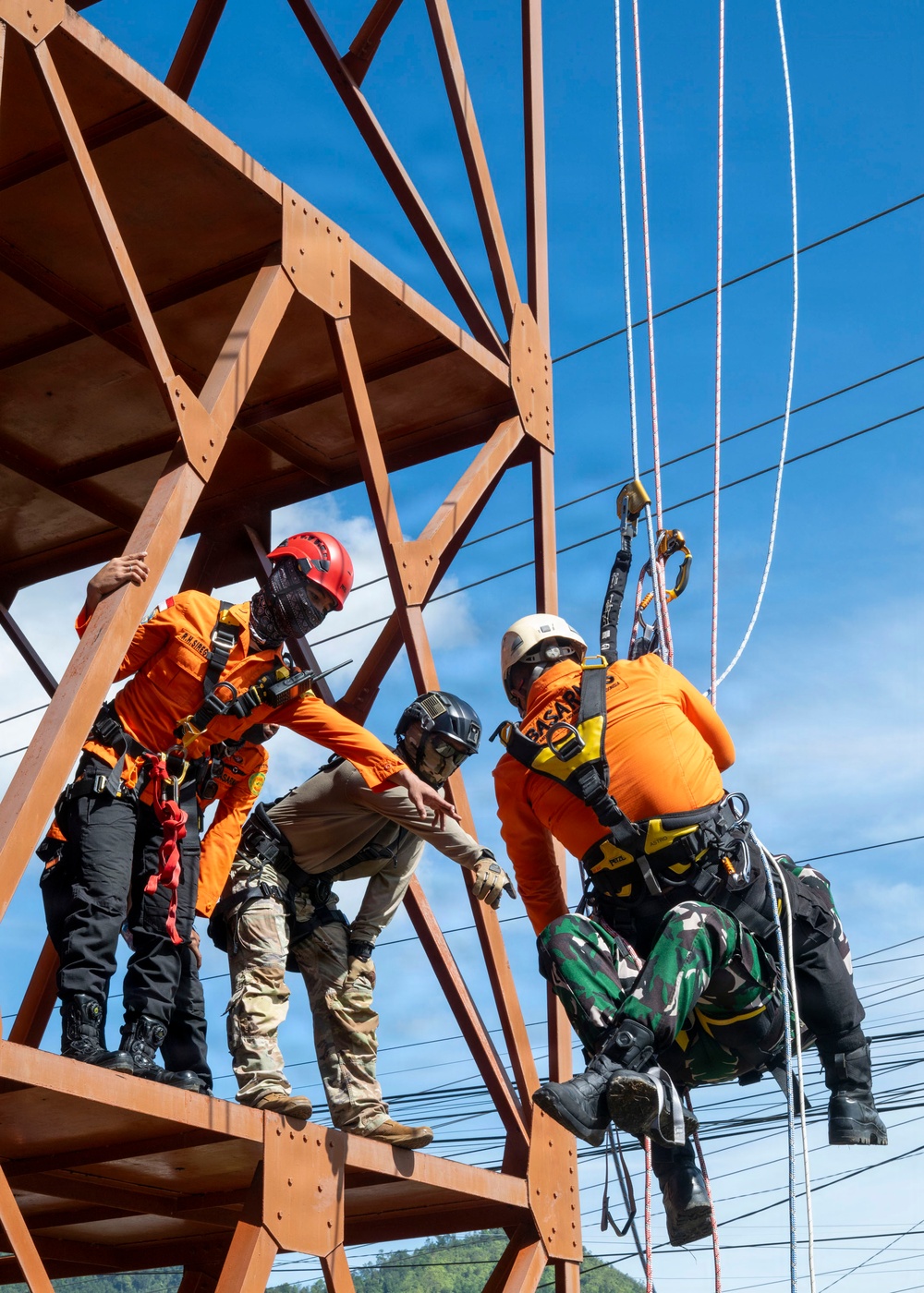 Pacific Partnership 2026 conducts a Vertical Rescue Exercise in Sibolga, Indonesia