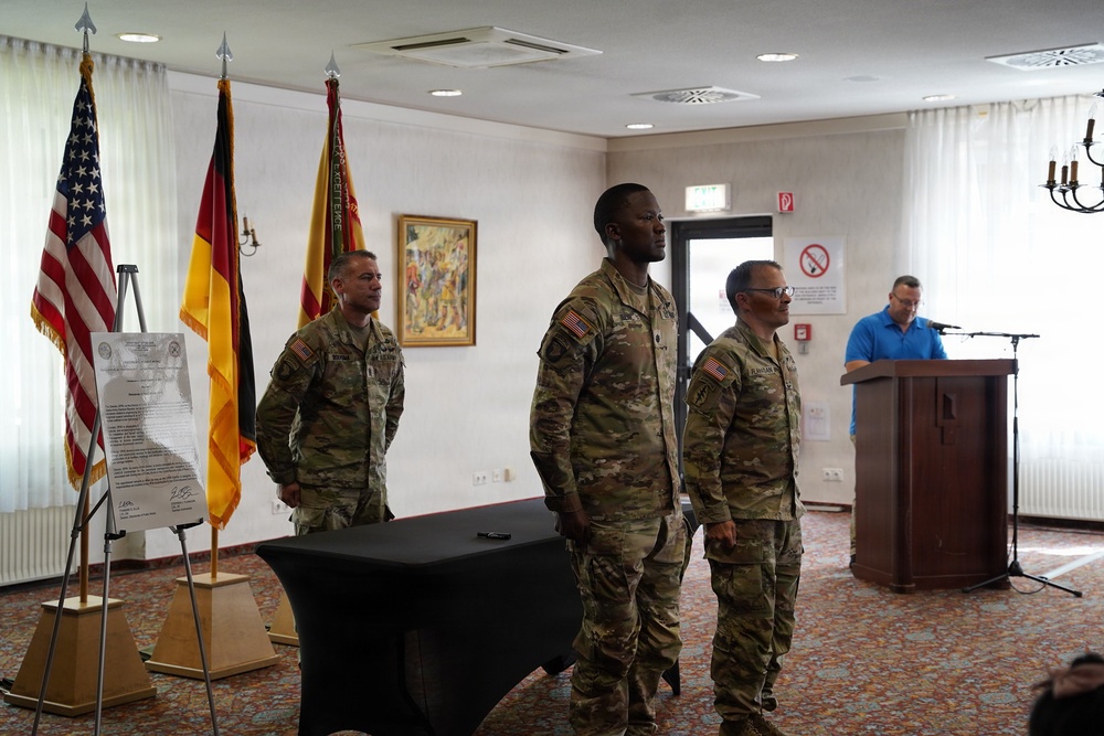 Lt. Col. Tyandre Ellis takes helm of USAG Bavaria Directorate of Public Works