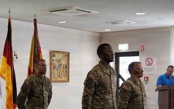 Lt. Col. Tyandre Ellis takes helm of USAG Bavaria Directorate of Public Works