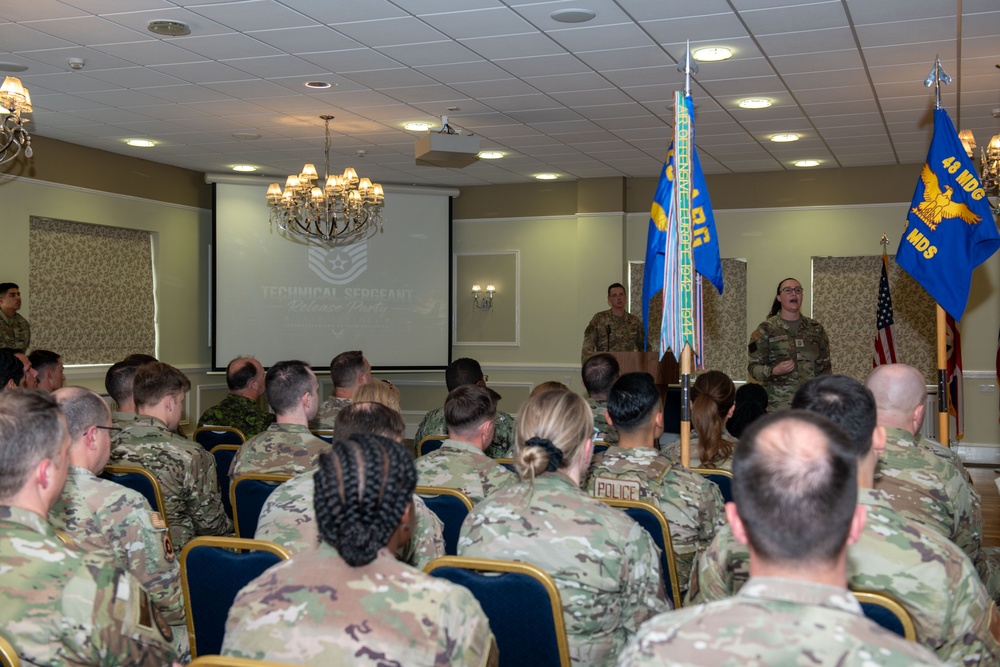 501st CSW celebrates technical sergeant selectees