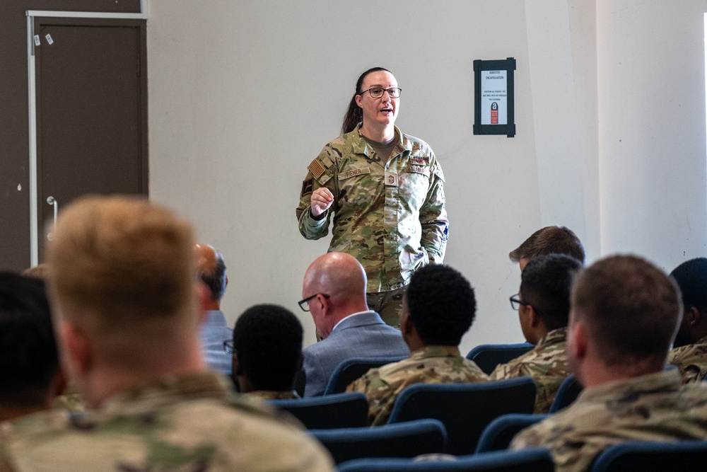 501st CSW leadership hosts RAF Fairford all-call