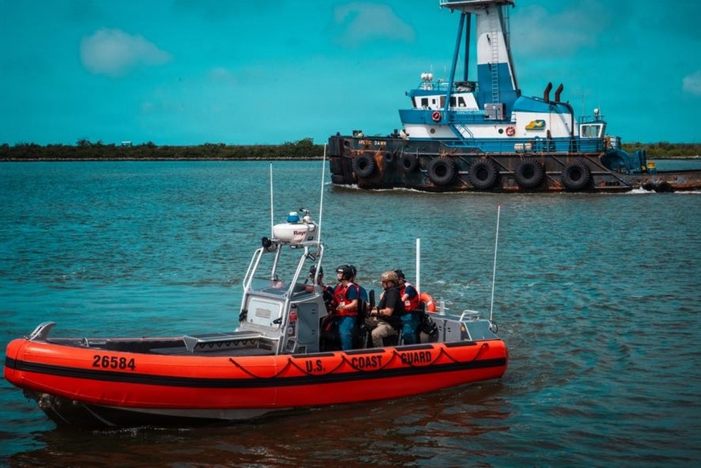 USCGC Jeffrey Palazzo Deck Department Tackles Port Fourchon Small Boat Exercises