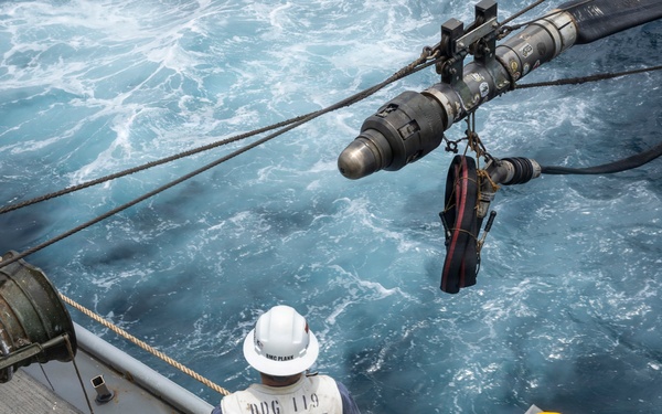 Delbert D. Black Conducts Replenishment-at-Sea with John Lenthall