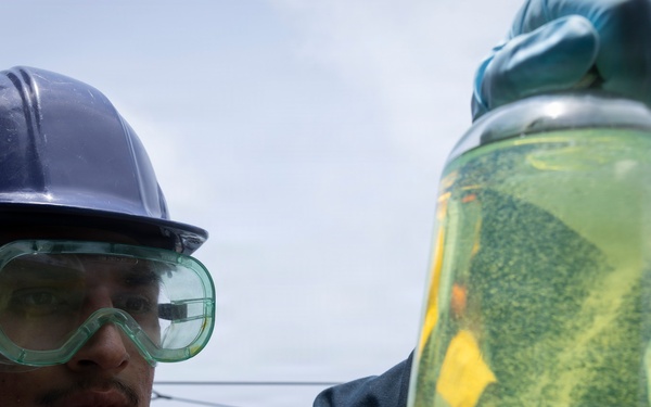 Delbert D. Black Conducts Replenishment-at-Sea with John Lenthall