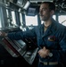 USS Rafael Peralta Stands Watch