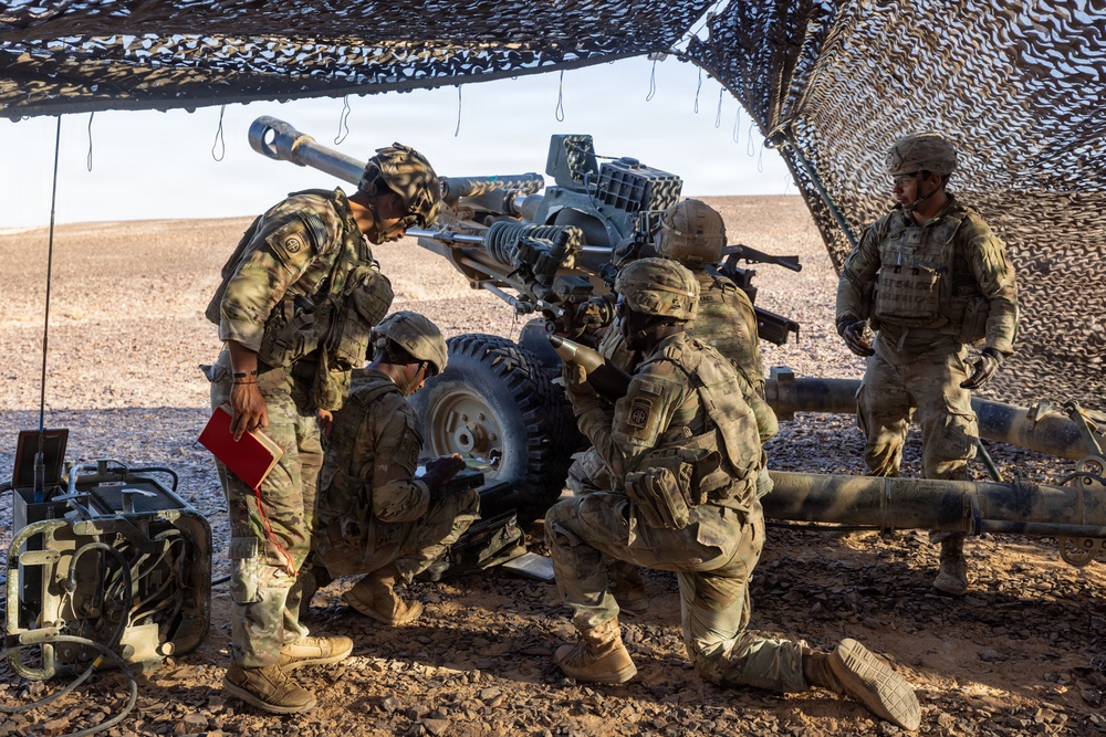 U.S. Army Soldiers Conduct Operations in the Middle East