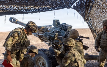 U.S. Army Soldiers Conduct Operations in the Middle East