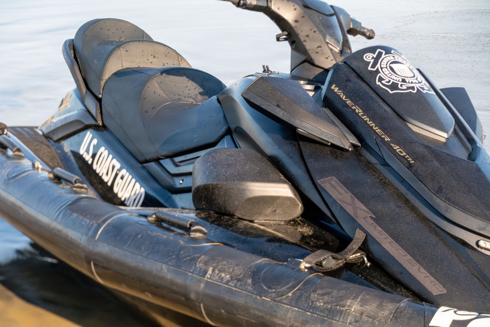 U.S. Coast Guard Personal Watercraft Operators train in San Diego