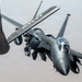 KC-135 refuels F-15 for strategic support