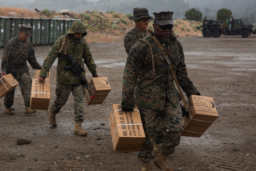 MTX 26-3: Marines with CLB 25 conduct a resupply during MTX 26-3.