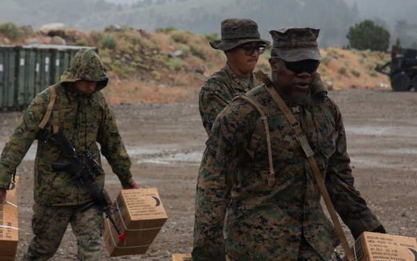 MTX 26-3: Marines with CLB 25 conduct a resupply during MTX 26-3.