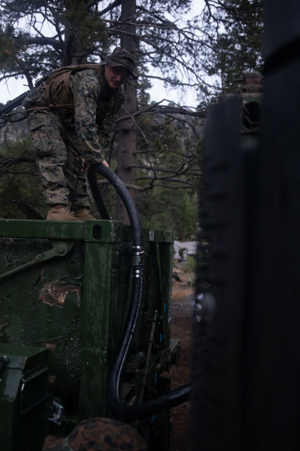 MTX 26-3: Marines with CLB 25 conduct a resupply during MTX 26-3.
