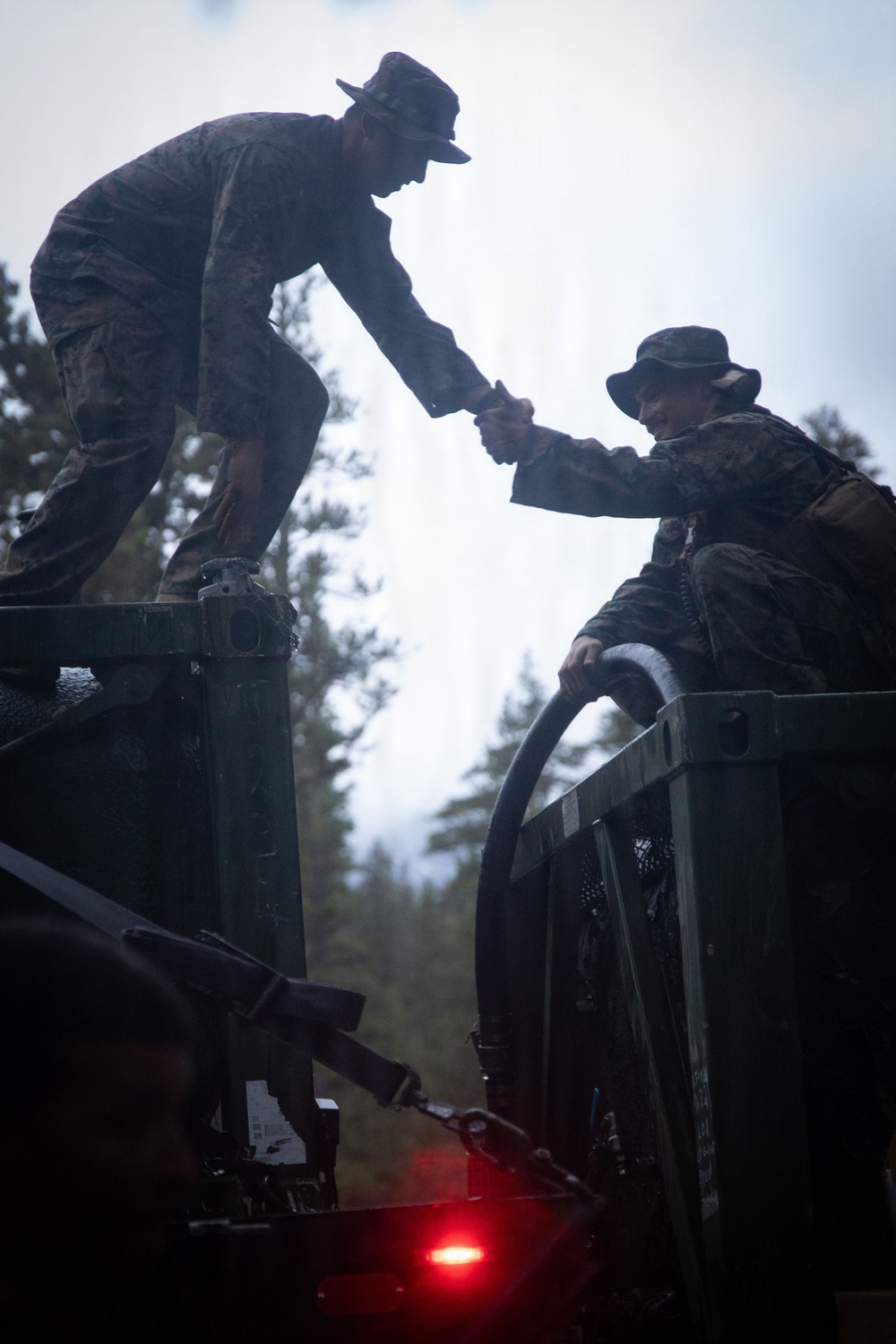 MTX 26-3: Marines with CLB 25 conduct a resupply during MTX 26-3.