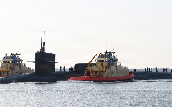 USS Georgia Returns to Kings Bay
