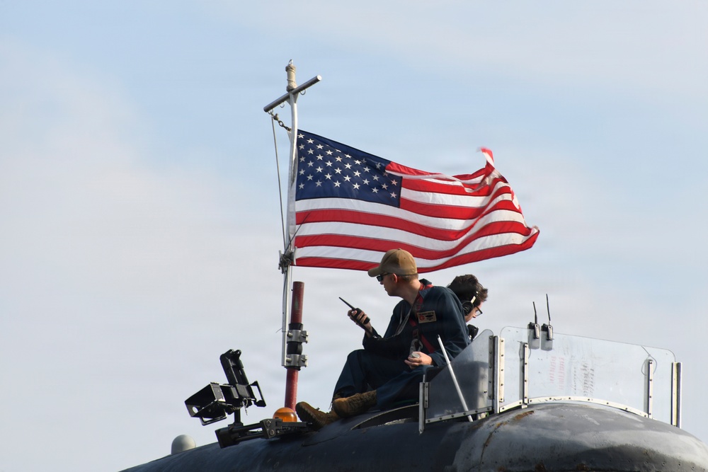USS Georgia Returns to Kings Bay