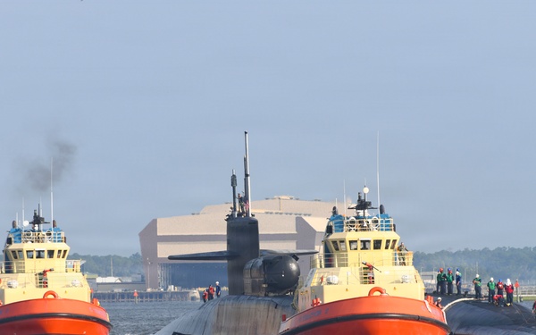 USS Georgia Returns to Kings Bay