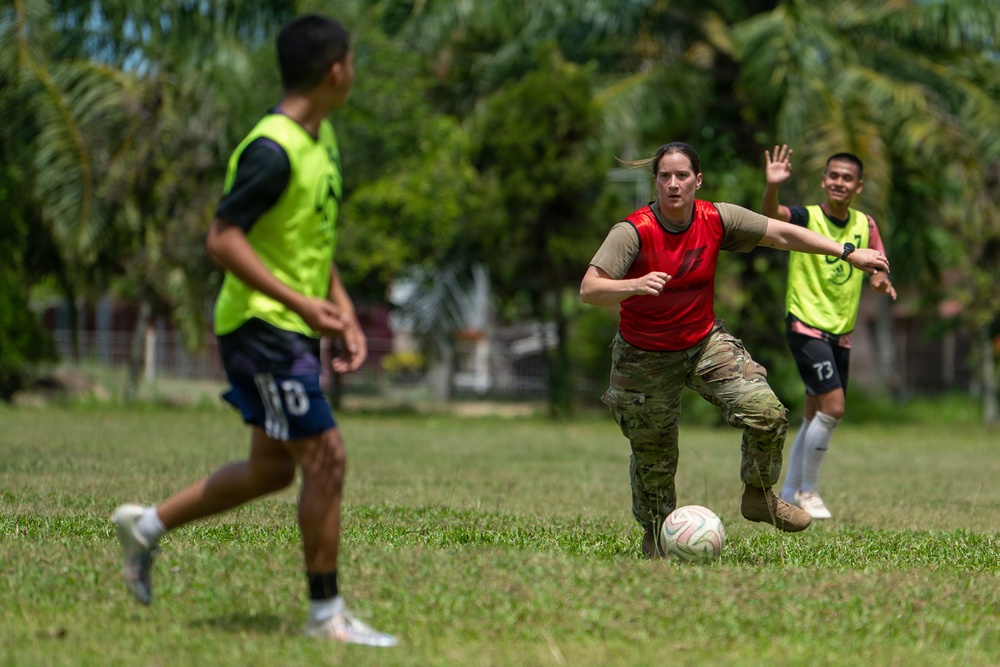 Pacific Partnership 2026 conducts host nation outreach and community health engagement at State High School 1 Matauli in Pandan, Indonesia