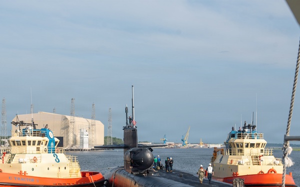 USS Georgia Returns to Kings Bay