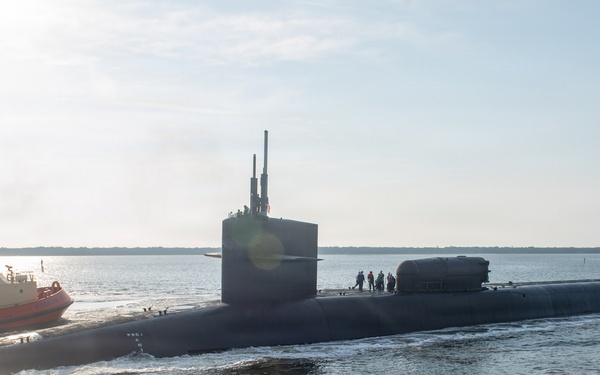 USS Georgia Returns to Kings Bay