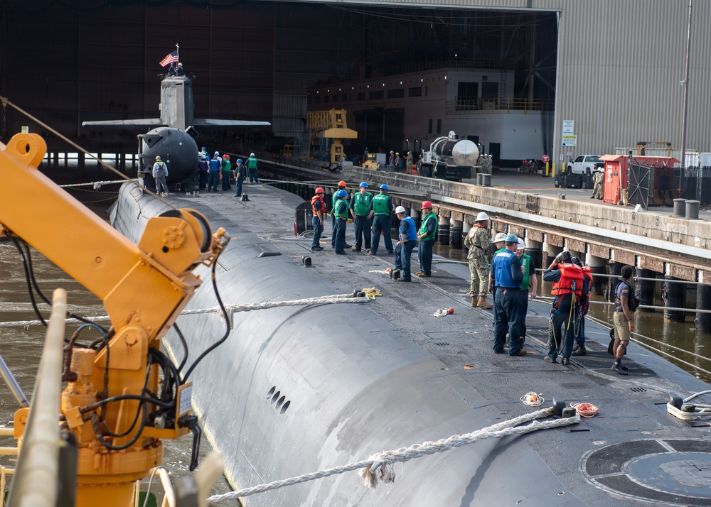 USS Georgia Returns to Kings Bay