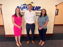 NAVSUP Personnel Pose for Photo at Naval Supply Systems Command Headquarters
