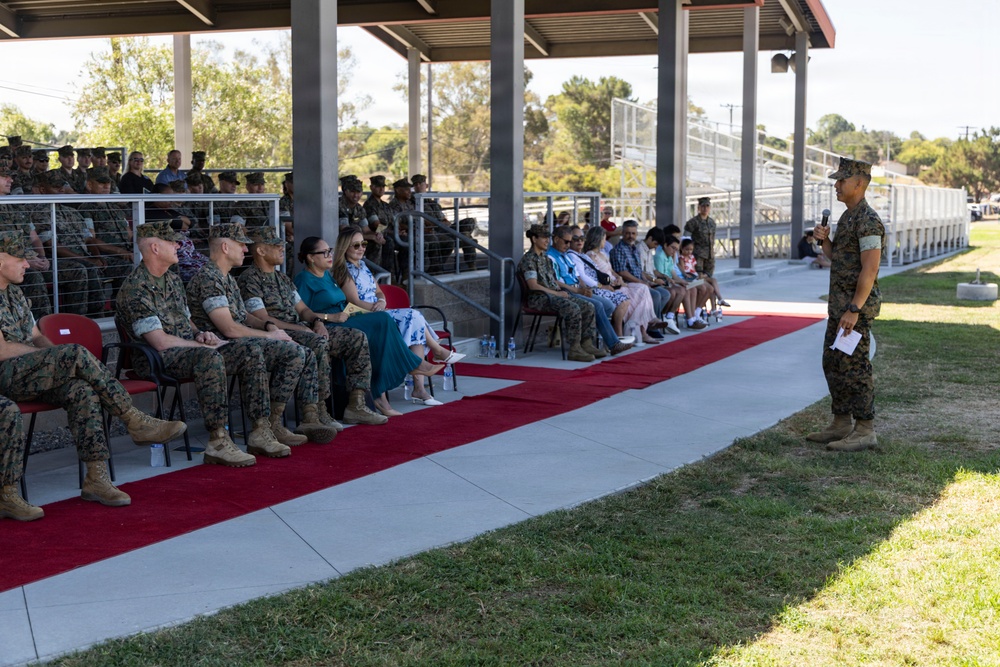 CLR-1 conducts change of command, welcoming new commander