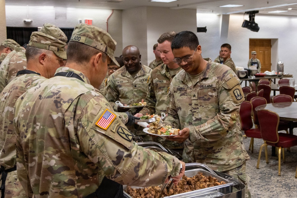 Six courses, one table: Fort Sill meal brings Soldiers, leaders together