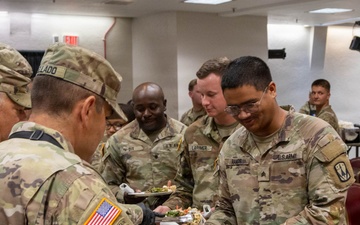 Six courses, one table: Fort Sill meal brings Soldiers, leaders together