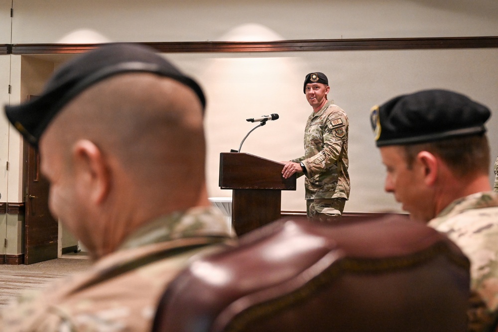 60th SFS change of command ceremony