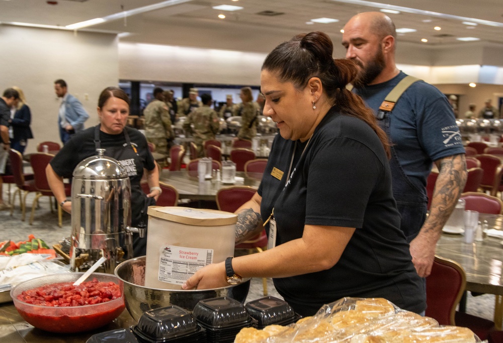Six courses, one table: Fort Sill meal brings Soldiers, leaders together