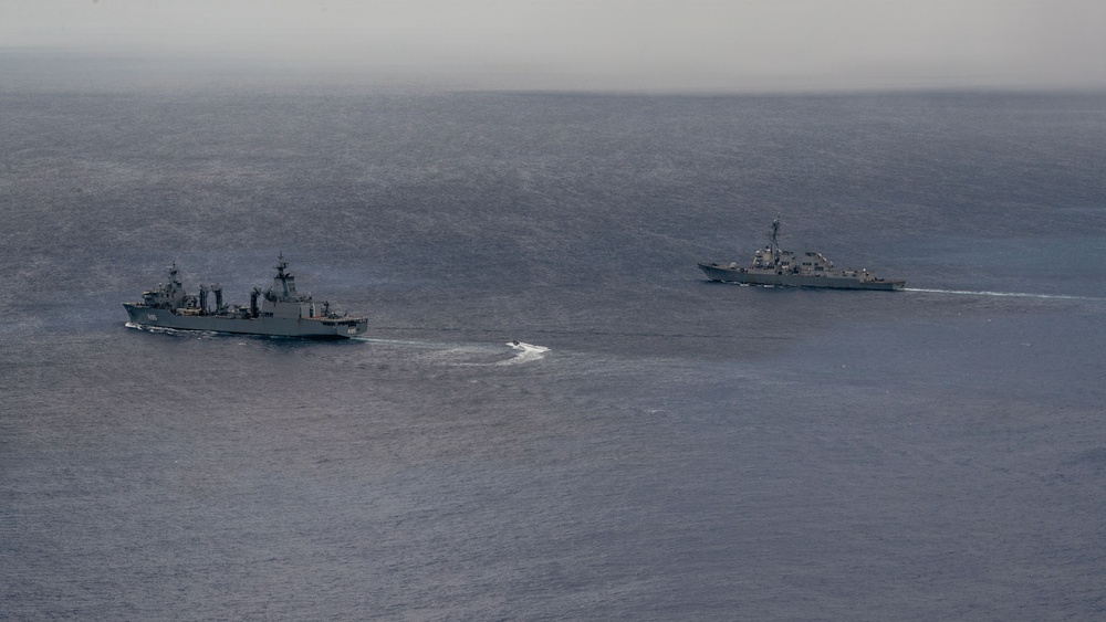 George Washington Conducts Replenishment-at-Sea