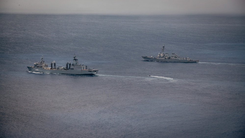 George Washington Conducts Replenishment-at-Sea