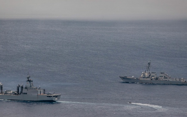 George Washington Conducts Replenishment-at-Sea