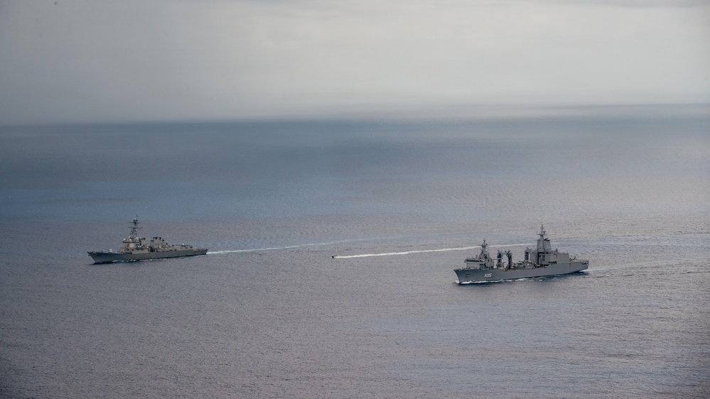 George Washington Conducts Replenishment-at-Sea