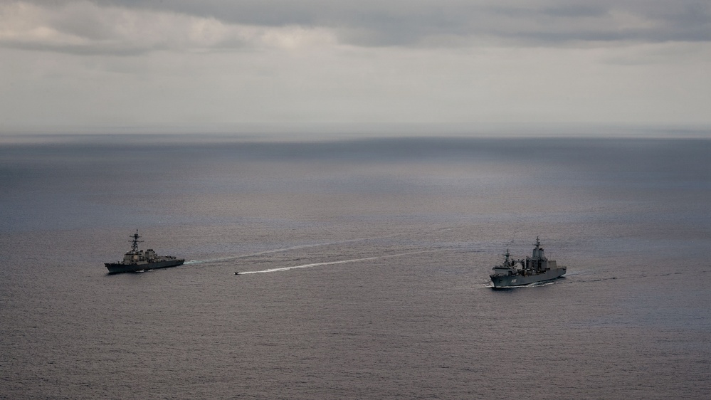 George Washington Conducts Replenishment-at-Sea