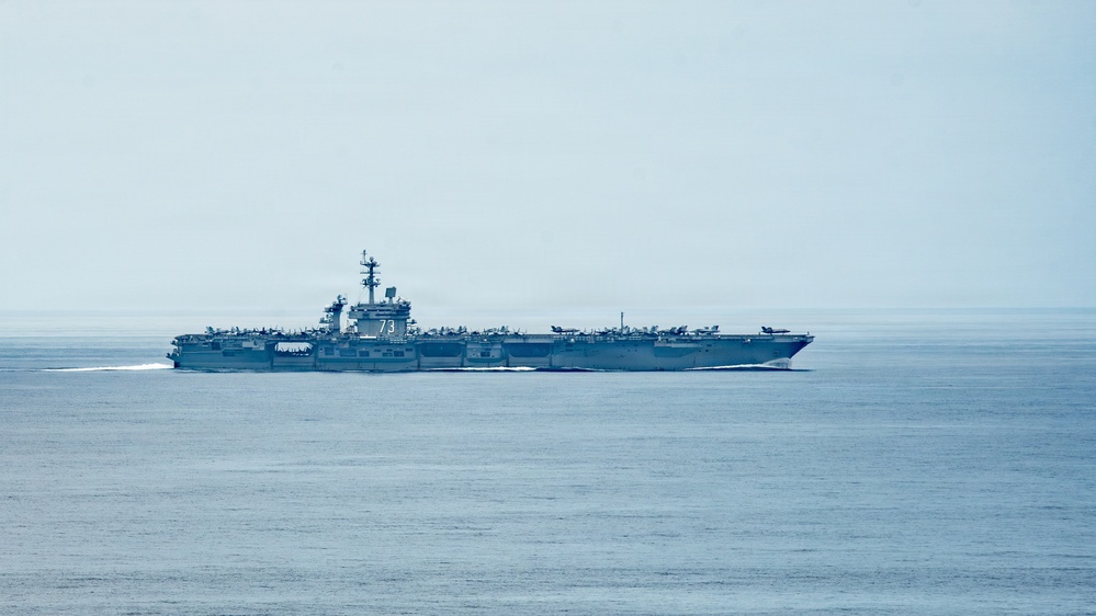 George Washington Carrier Strike Group Conducts Routine Operations While Underway in the South China Sea